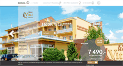 Desktop Screenshot of hotelvital.hu